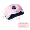 Nail Dryers Brand 180W UV LED Lamp Professional Curing Gel Dryer SUNM3 Auto Sensor Ice For Manicure Tools