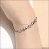 Bracelets de charme Simple Mode Personnalité Créative Star Bracelet Cadeau D'anniversaire Sier Engagement Dames Bijoux Drop Livraison Dhpeo