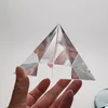Oggetti decorativi Figurine cristallo piramide arcobaleno prisma vetro ottico ornamenti scientifici egiziani 230111