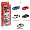 Diecast Model CAR 5PCS/SET Diecast simulatie 1 64 Mini Kids Toy Car Vehicle Sliding Alloy Sportcar Model Set Multi-Style Gift Toys For Children 230111