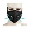 Designer maskers poorten maskeren geactiveerde koolstof ademhaling vae stofdicht en smog 3D ademende gaasfilter buitendruppel