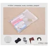 Gift Wrap Matte Frosted Travel Storage Custom Size Pouches Sealed Waterproof Transparent Bags For Clothing1 Drop Delivery Home Garde Dhqrt