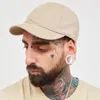 Ball Caps Design Vintage Snapback Baseball Hat Coton Coton à bords courts Brimd Paped For Men Top doux avec couleur beige noire