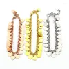 Bracelets Chain Titanium Steel Mini T-Letter Multi Peach Heart Bracelet Women's Foreign Trade Love (Small)