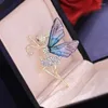 Broschen 2023 Schmetterling Fee Brosche Für Weibliche High-end-Tanzen Mädchen Mantel Frauen Mode Kreative Kleidung Pin Schmuck