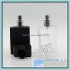 Packing Bottles Portable Refillable Per Spray Bottle 50 Ml Empty Vials Black Clear With Pump Sprayer Mist Atomizer Drop Delivery Off Otmdv