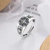 Mode Einfache Stern Ringe Für Männer Und Frauen Retro Punk Offene Eine Größe Zeigefinger Ring Gothic Schmuck Zubehör Geschenk