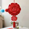 Dekorativa blommor 5st/Lot Artificial Silk Flower Rose Balls Wedding Centerpiece Pomander Bouquet för festdekoration