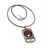 Pendentif Colliers Game Metro 2033 Collier pour hommes Chaîne de corde en métal Crâne Square Dog Tag Charme Femmes Bijoux Punk Porte-clés Broche