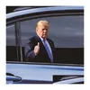 Bannière drapeaux 2024 élection Trump décalcomanies voiture autocollants drôle gauche droite fenêtre décoller imperméable PVC décalcomanie fête fournitures F0627X08 D Dhoir