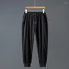 Mäns byxor 170 kg 10XL män plus storlek Sweatpants 8xl 9xl Sport Joggers 7xl Streetwear Black Autumn High midja Löst fotledslängd svett