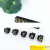 Mini kombinerade prislappar skrivbordsskylt stativ hk US dollar justerbar nummerpriser taggblock smycken pris kub