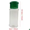 Herb Spice Tools Plastic Salt Pepper Shakers Seasoning Jar Can Barbecue Bbq Connt Vinegar Bottle Kitchen Cruet Container Bh3489 Dr Dhkgv