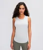 Camicie attive 2023 Camicia senza maniche da donna Elastico Yoga Canotta Maglia Sport T Fitness Palestra da donna Canotte da corsa Maglietta Tee Alta qualità