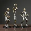 Objets décoratifs Figurines Créative Basketball Sports Figure Sculpture Décoration Home Ornements Ornements de vacances Décorations de bureau 230111