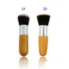 Other Housekeeping Organization Professional Bamboo Foundation Brush Powder Concealer Blush Liquid Angled Flat Top Base Cosmetics Dhdtu