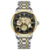 Relojes de pulsera Reloj mecánico automático Relojes deportivos para hombre Reloj masculino Reloj de pulsera Esqueleto Relogio Masculino Regalo de moda para hombres