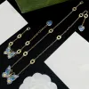 Designer Farfalle Bracciali Collana Catene d'oro per donna Set di gioielli da uomo Bracciale a catena di moda G Collane di lusso da uomo 2301125D