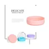 Storage Boxes Bins 6 Colors Light Color Purple Plastic Wax Container Box Empty 10G 15G 20G Travel Small Jar Case Cosmetic Pot With Dhyow