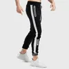 Herrbyxor män svettbyxor ankel mode casual svett jogger sport streetwear