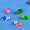 Garden Decorations Sea Turtle Animal Miniature Dollhouse Home Bonsai Decoration Mini Toy Resin Craft Ornaments Micro Decor Diy Drop Dhmvl