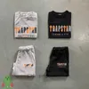 Mannen t Shirts Mannen Vrouwen Trapstar T-shirts Zomer Outfit Oranje Grijs Handdoek Borduurwerk Korte Mouw Paar Top Tee Set trapstar. Getijdenstroom ontwerp 548ess