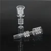 Hookahs Diamond Knot Quartz Enail Banger Quartz Bangers Nail 10mm 14mm Male Joint Nails For Oil Dab Rig