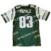 Maillots de football Vince Papale 83 Invincible Movie Maillot de football Double couture chemise de haute qualité EN STOCK