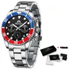 Wristwatches Men يشاهدون Top Sport Watches Mens Chronograph Quartz Wristwatch Date Male Clock Relogio Masculino 2023