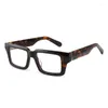 Sunglasses Frames Vintage Acetate Optical Glasses Men Women Brand Designer Handmade Fashion High Quality Leopard Eyeglasses