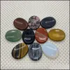 Kamień 35x45mm zmartwienie kciuka kamień szlachetny naturalne leczenie kryształy terapia reiki leczenie duchowe minerały masowe klejnot dłoni upuszcza Żyd DH1T2
