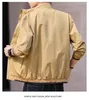 Мужская куртка повседневная куртка бомбардировщика для мужчин 2023 весенние хлопковые ветхорные ветры мужская уличная одежда стенда стенд Slim Fit Boats
