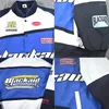 Men's Jackets Winter Unisex Oversize Letter Embroidery Color Block Streetwear Mens Racing Suit Retro Harajuku Male Motor Biker Jacket