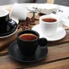 Cups schotels eenvoudige stijl 90cc vorst espresso c tasse koffiebek cupset set bardak taza para café latte copo xicara koffie kopjes