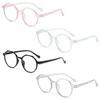 Lunettes de soleil 1PC mode Anti rayons bleus lunettes rétro cadre rond lunettes femmes hommes lunettes optiques jeu filtre lunettes