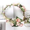 Decorative Flowers Women Boho Flower Floral Hairband Headband Crown Party Bride Wedding Beach