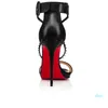 Modem￤rke pumpar kvinnorsandal lyx 120 mm h￶ga klackar sexig brud l￤der fotrempucklar kik t￥r designer sommar sandaler eu 35-43