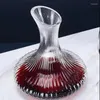 Wine Glasses 1500ml Red Decanter Handmade Crystal Pourer Premium Water Carafe Thickened Wall Bar Houseware Bottom Engraving For