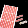 Nail Gel 24pcs/sheet Transparent Double Adhesive Tape Tip Acrylic Display Bar Art Swatch Tools