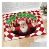 Decorazioni Natalizie Illusion Zerbino Antiscivolo Tappetino Visivo Per Babbo Natale Indoor Outdoor Home Party Nero Mat 50X80Cm Fy5376 Drop De Dhsge