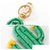 Keychains lanyards Creative Cactus for Women Bag Pendant Fashion Accessories