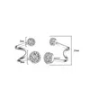 Backs Earrings Rhinestone Clip Women Fashion Jewelry Accessories On Female Ear Cuff Decorations Boucle D'oreille Femme