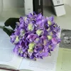 Decorative Flowers Large Hydrangea Artificial 70 Cm Long Stem For Home Decoration Bridal Bouquet Wedding Floral Arrangements