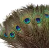 Other Home Garden 50 Pcs Lot Natural Real Peacock Feathers for Decoration 25 80cm el Crafts Feather Decor Wedding Accessories Decoration 230111