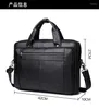 Briefcases Luxury Cow Genuine Leather Business Men's Briefcase Male Shoulder Bag Men Messenger Laptop Computer 16 Inch