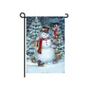 Banner Flags Christmas Flag and Blessing Postcard Series Garden Double Printing Santa Claus Hanging Picture Without Drop Delivery Ho DHDA2