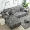 Stuhlhussen Stretch-Sofabezug Wohnzimmer Elastischer Möbelschutz Dekorativer Schnitt L-förmiger Chaiselongue-Fall für