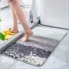 Bath Mats Mat Cute Not Slip Absorbent Bathroom Carpet Soft Strong Water Absorption Floor Area Rug For Shower Room