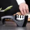 3 Stages Type Quick Sharpening Tool Knife Sharpener Handheld Multi-function With Non-slip Base Kitchen Knives Accessories Gadge
