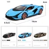 Diecast Model car 1 32 SINA Alloy Sports Car Model Diecast Metal Toy Vehicles Car Model Simulation Sound and Light Collection Childrens Toy Gift 230111